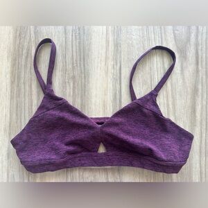 Alo soft woman's cut out bralette size small